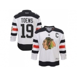 Youth Chicago Blackhawks #19 Jonathan Toews White 2016 Stadium Series Stitched NHL Jersey