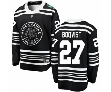 Youth Chicago Blackhawks #27 Adam Boqvist Black 2019 Winter Classic Fanatics Branded Breakaway NHL Jersey