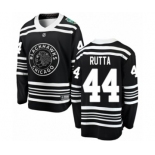 Youth Chicago Blackhawks #44 Jan Rutta Black 2019 Winter Classic Fanatics Branded Breakaway NHL Jersey