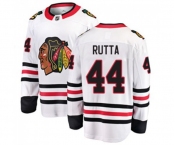 Youth Chicago Blackhawks #44 Jan Rutta Fanatics Branded White Away Breakaway NHL Jersey