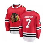 Youth Chicago Blackhawks #7 Brent Seabrook Fanatics Branded Red Home Breakaway NHL Jersey