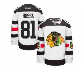 Youth Chicago Blackhawks #81 Marian Hossa White 2016 Stadium Series Stitched NHL Jersey