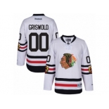 Youth Reebok Chicago Blackhawks #00 Clark Griswold Authentic White 2017 Winter Classic NHL Jersey