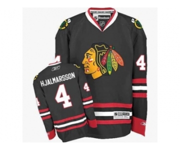 Youth Reebok Chicago Blackhawks #4 Bobby Orr Premier Black Third NHL Jersey