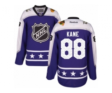 Youth Reebok Chicago Blackhawks #88 Patrick Kane Authentic Purple Central Division 2017 All-Star NHL Jersey