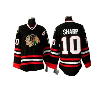 youth nhl chicago blackhawks #10 sharp black