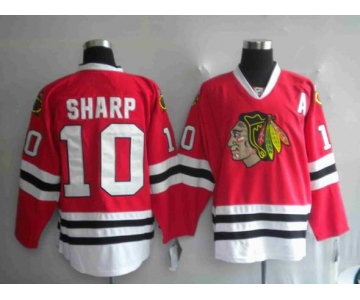 youth nhl chicago blackhawks #10 sharp red