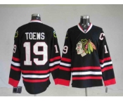 youth nhl chicago blackhawks #19 toews black