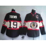 youth nhl chicago blackhawks #19 toews black(third edition)