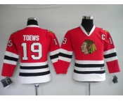 youth nhl chicago blackhawks #19 toews red