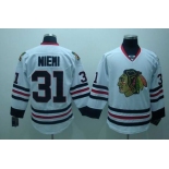 youth nhl chicago blackhawks #31 niemi white