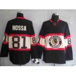 youth nhl chicago blackhawks #81 hossa black[third edition]