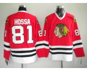 youth nhl  chicago blackhawks #81 hossa red