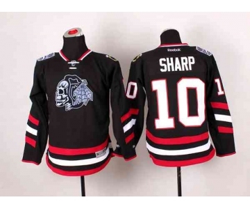 youth nhl jerseys chicago blackhawks #10 sharp black-1[2014 new stadium][the skeleton head]