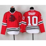 youth nhl jerseys chicago blackhawks #10 sharp red[the skeleton head]