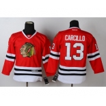 youth nhl jerseys chicago blackhawks #13 carcillo red