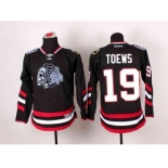 youth nhl jerseys chicago blackhawks #19 toews black-1[2014 Stadium Series][the skeleton head]