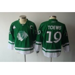 youth nhl jerseys chicago blackhawks #19 toews green(2011 new)