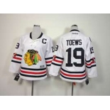 youth nhl jerseys chicago blackhawks #19 toews white[2015 winter classic]