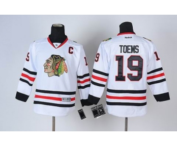 youth nhl jerseys chicago blackhawks #19 toews white