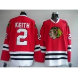 youth nhl jerseys chicago blackhawks #2 keith red