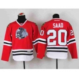 youth nhl jerseys chicago blackhawks #20 saad red-1[the skeleton head]