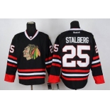 youth nhl jerseys chicago blackhawks #25 stalberg black