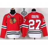 youth nhl jerseys chicago blackhawks #27 oduya red[2015 stanley cup][oduya]