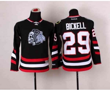 youth nhl jerseys chicago blackhawks #29 bickell black-1[2014 Stadium Series][the skeleton head]