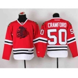 youth nhl jerseys chicago blackhawks #50 crawford red[the skeleton head]