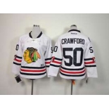 youth nhl jerseys chicago blackhawks #50 crawford white[2015 winter classic]