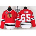 youth nhl jerseys chicago blackhawks #65 shaw red[2015 stanley cup]