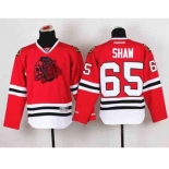 youth nhl jerseys chicago blackhawks #65 shaw red[the skeleton head]