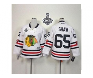 youth nhl jerseys chicago blackhawks #65 shaw white[2015 winter classic][2015 stanley cup]