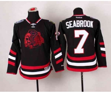 youth nhl jerseys chicago blackhawks #7 seabrook black-1[2014 new stadium]