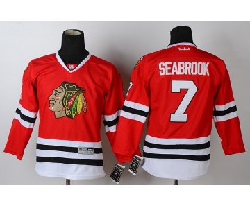 youth nhl jerseys chicago blackhawks #7 seabrook red