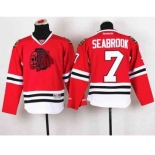 youth nhl jerseys chicago blackhawks #7 seabrook red[the skeleton head]