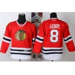 youth nhl jerseys chicago blackhawks #8 leddy red[2015 Stanley cup champions]