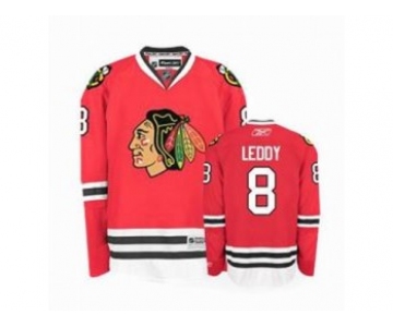 youth nhl jerseys chicago blackhawks #8 leddy red