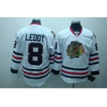 youth nhl jerseys chicago blackhawks #8 leddy white