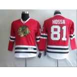 youth nhl jerseys chicago blackhawks #81 hossa red