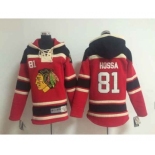 youth nhl jerseys chicago blackhawks #81 hossa red[pullover hooded sweatshirt]