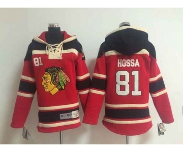 youth nhl jerseys chicago blackhawks #81 hossa red[pullover hooded sweatshirt]