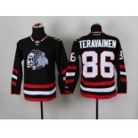 youth nhl jerseys chicago blackhawks #86 teravainen black-1[2014 Stadium Series][the skeleton head]