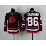 youth nhl jerseys chicago blackhawks #86 teravainen black[2014 Stadium Series][the skeleton head]