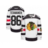 youth nhl jerseys chicago blackhawks #86 teravainen white[2016 stadium]