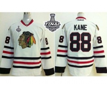 youth nhl jerseys chicago blackhawks #88 kane white[2015 stanley cup]