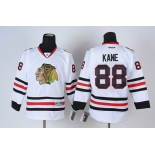 youth nhl jerseys chicago blackhawks #88  kane white