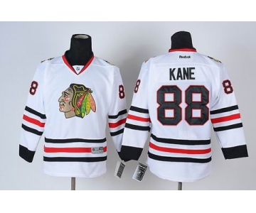 youth nhl jerseys chicago blackhawks #88  kane white