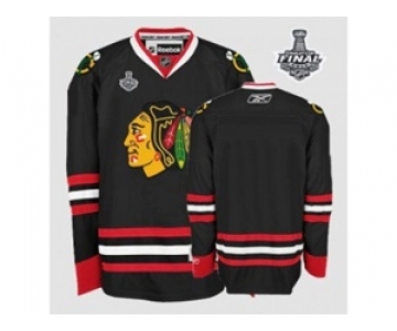 youth nhl jerseys chicago blackhawks blank black[2015 stanley cup]